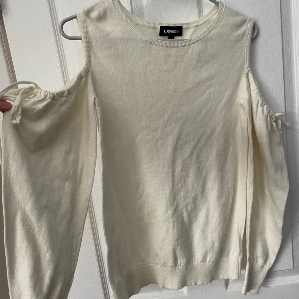 Cream sweater